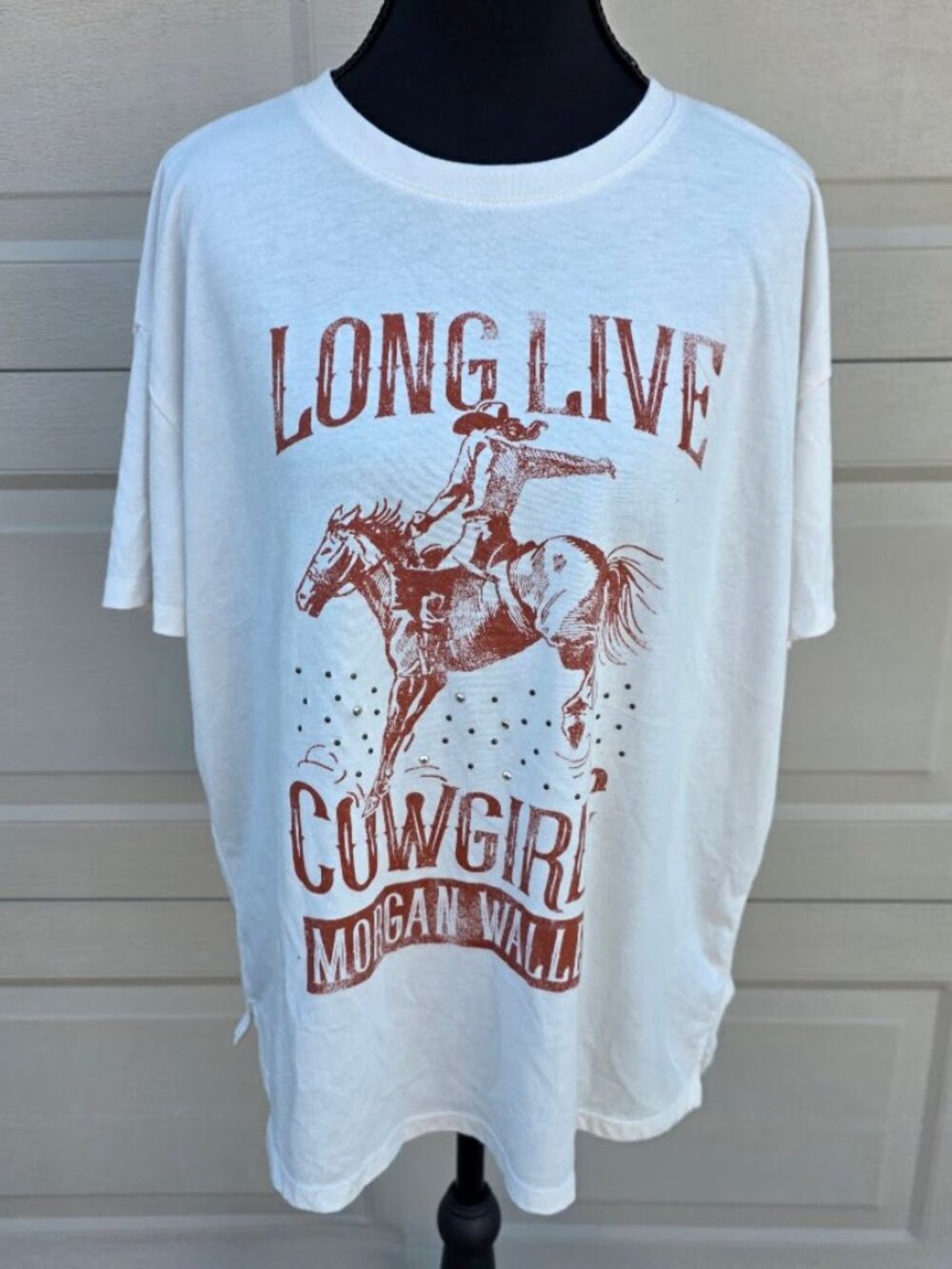 Maurices Morgan Wallen Long Live Cowgirls Western Graphic Tee Large
